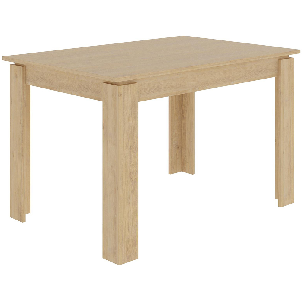 Decortie Tolmen 6 Seater Sapphire Oak Dining Table Image 2