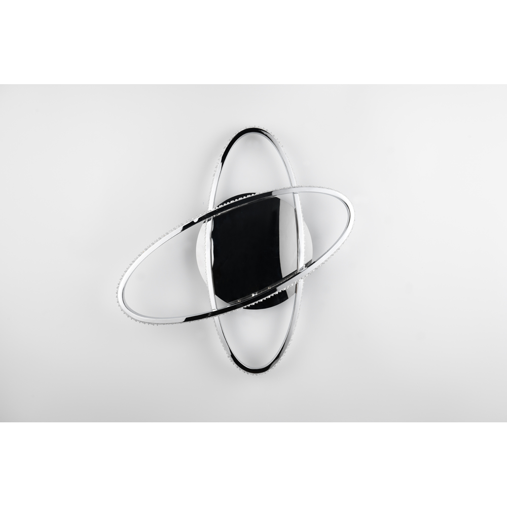 TRIO Lane Chrome LED Ceiling Light Image 9