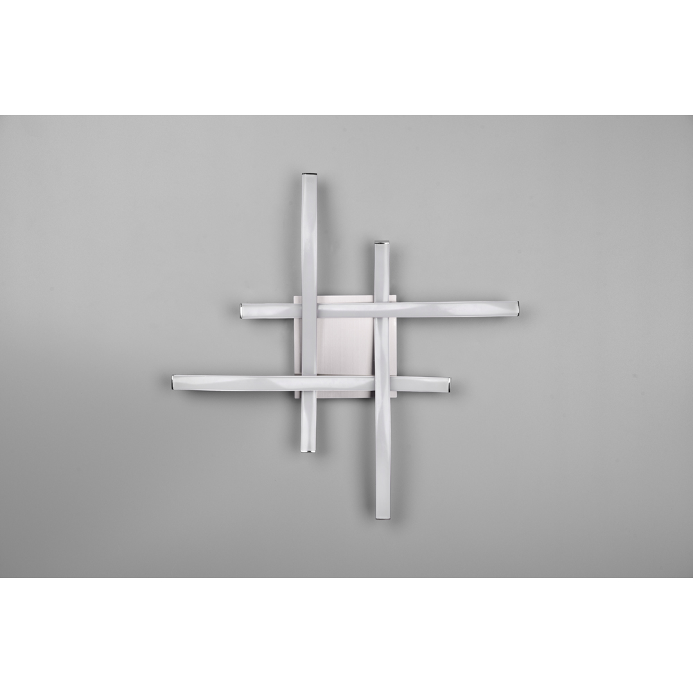 TRIO Route Matt Nickel 4 Light LED Ceiling Light Image 5