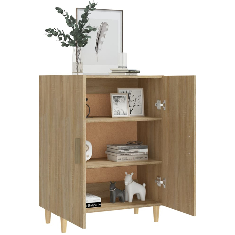 vidaXL 2 Door Sonoma Oak Sideboard Image 7