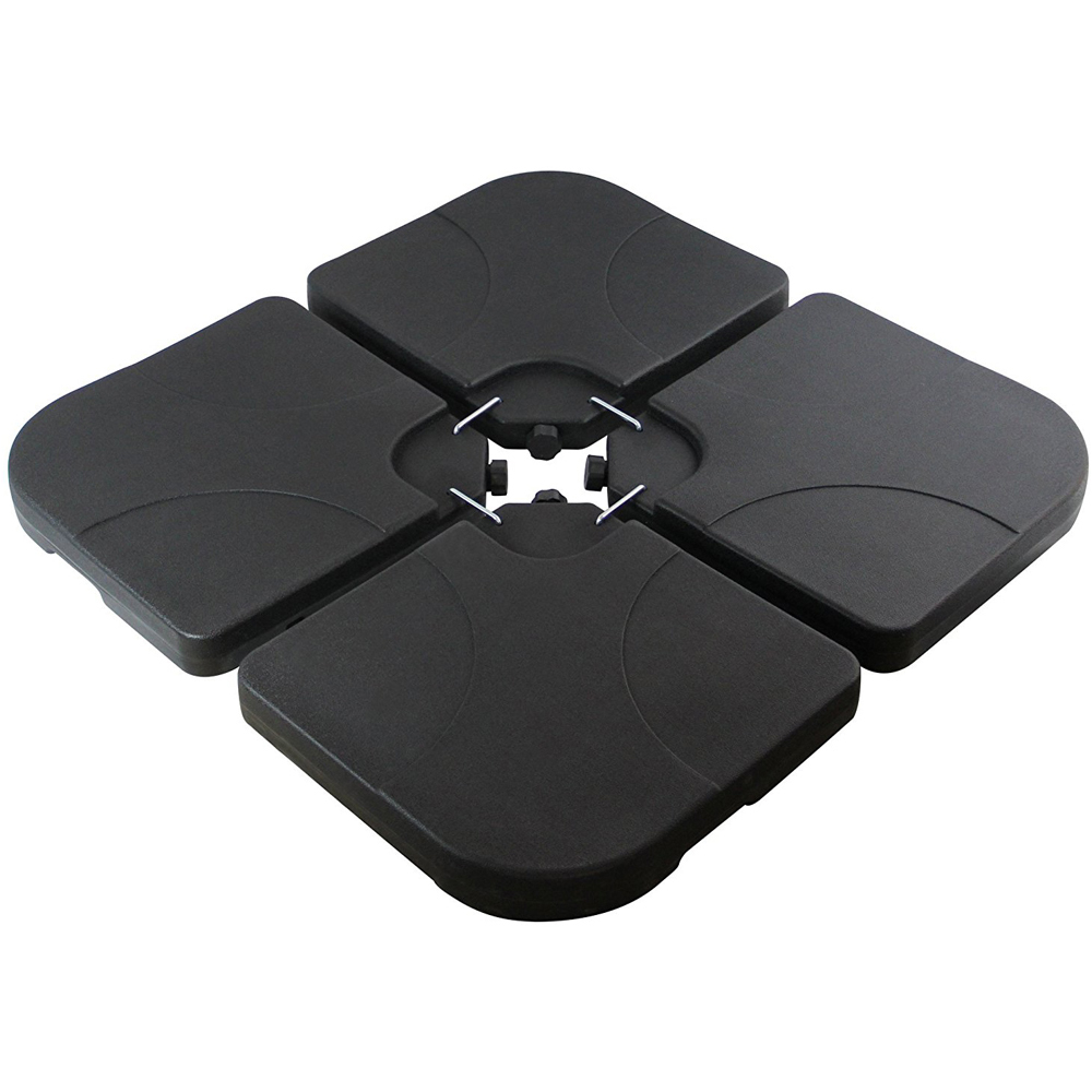 Jack Stonehouse 4 Piece Interlocking Water and Sand Fillable Parasol Base Image 1