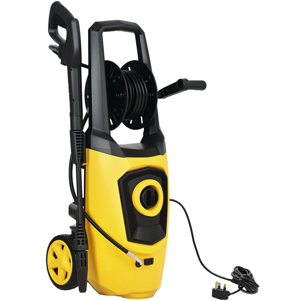 DURHAND 845-867V70YL 1800W Yellow Portable Power Washer 150Bar Image 1