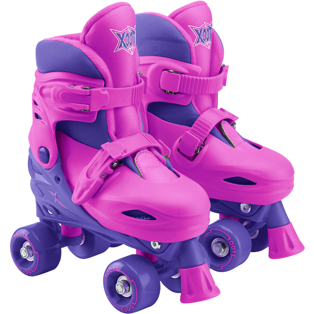 Xootz Purple Kids Quad Skates Size 13-3 Image 1