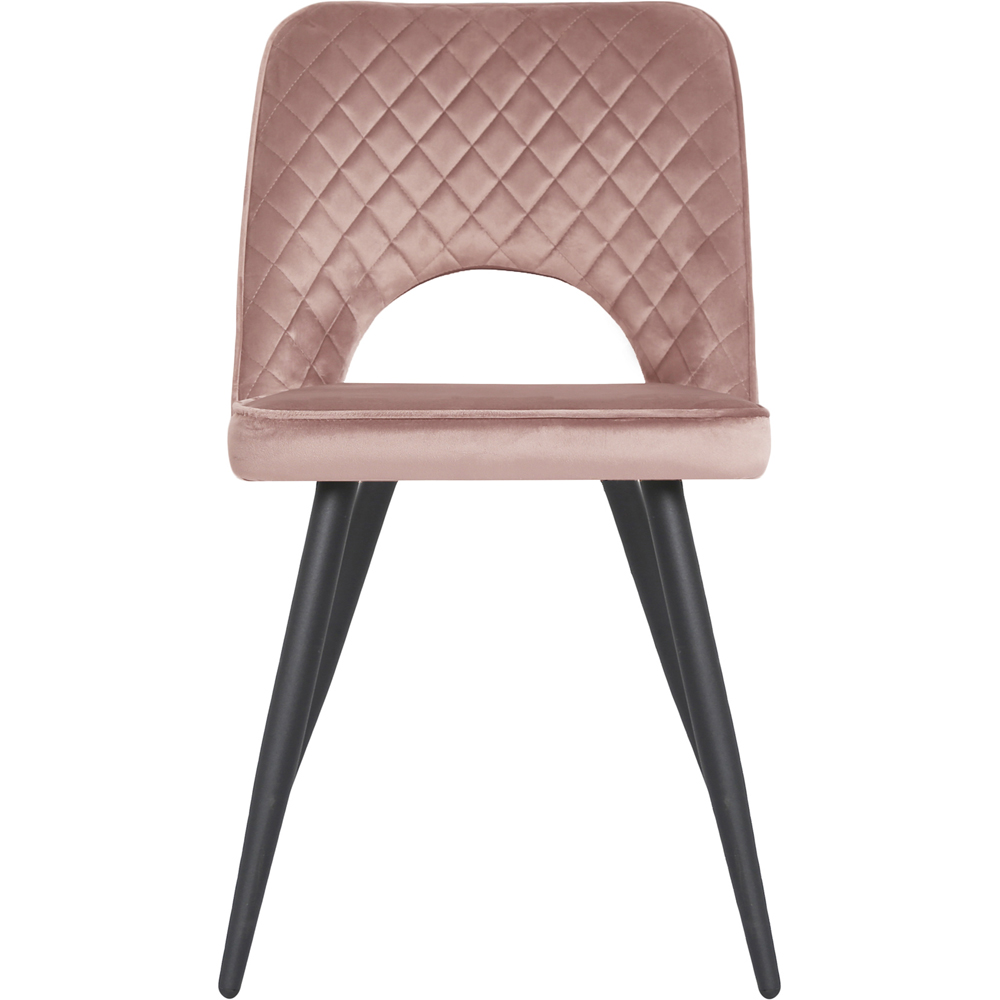 Metis Set of 2 Pink Dining Chair Image 2