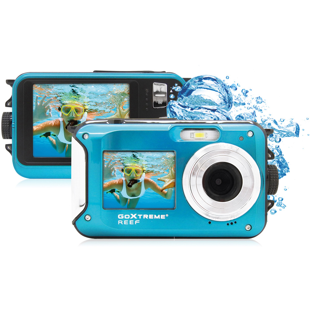 Easypix GoXtreme Blue Dual Screen Waterproof Reef Camera Image 4