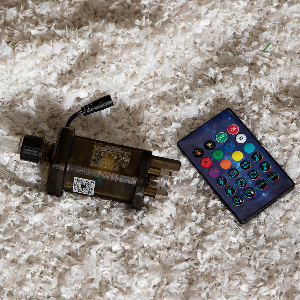 Samuel Alexander RGB LED Light Up White Christmas Willow Tree 5.9ft Image 7