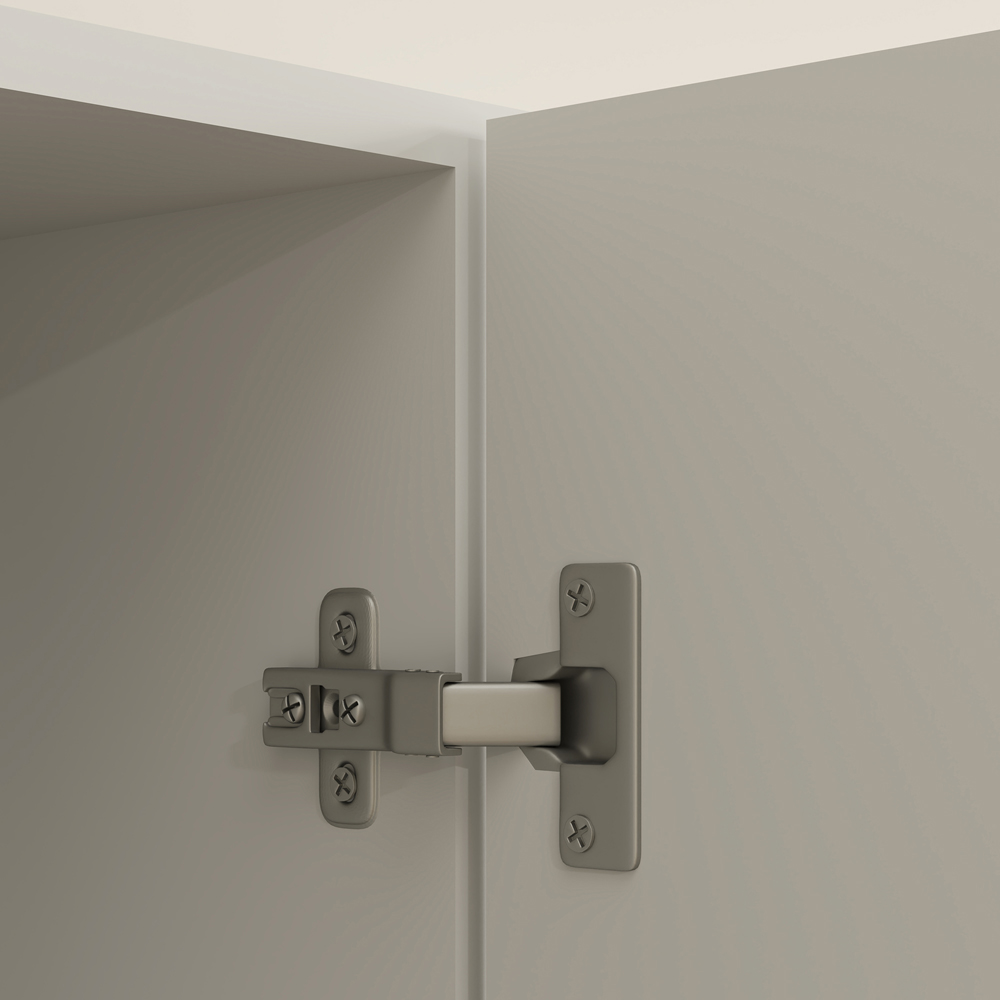 Portland 6 Door Cream White Freestanding Kitchen Cabinet Image 3