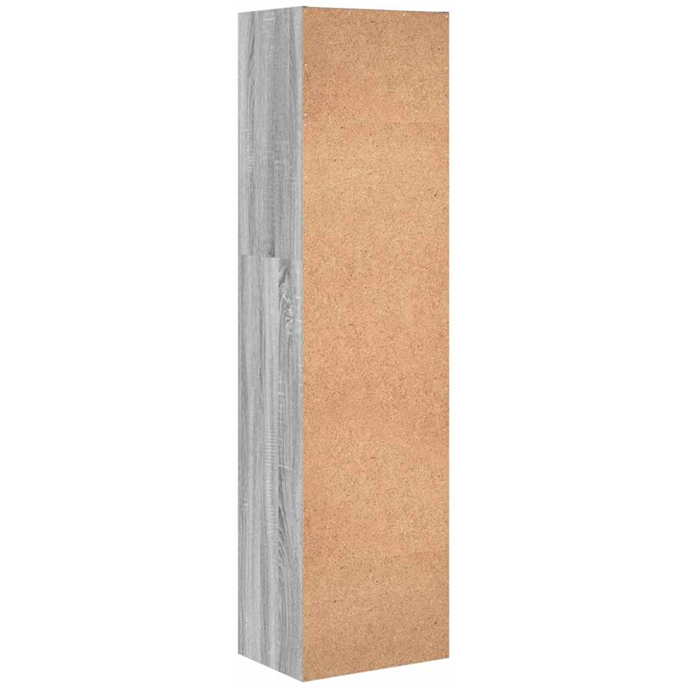 vidaXL 4 Shelf Grey Sonoma Bookcase Image 7