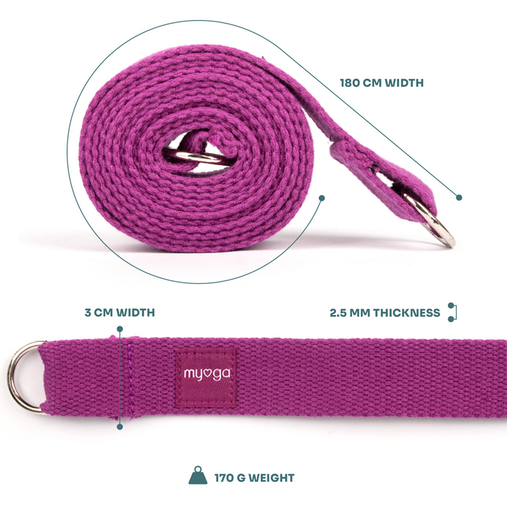Myga Plum Cork Block Pair with Strap Image 2