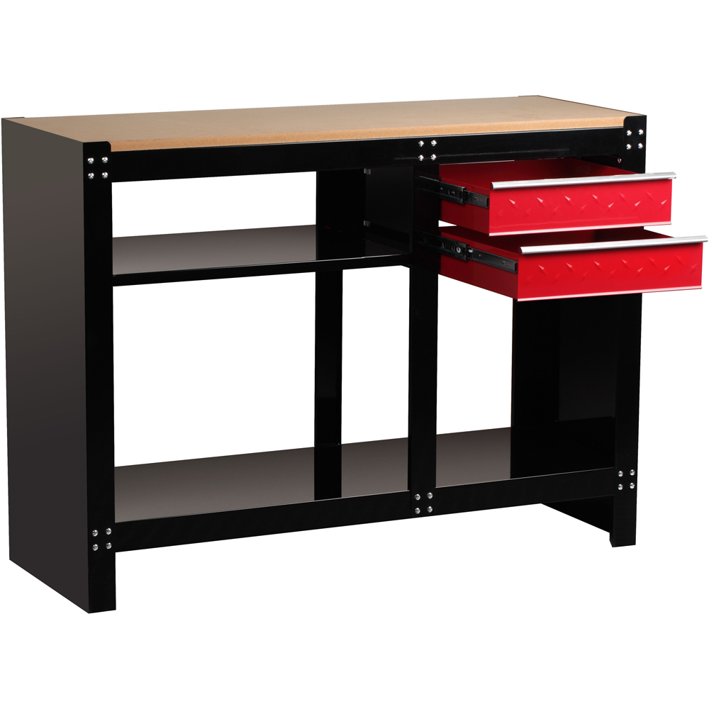 Hilka 2 Drawer Heavy Duty Workbench Image 2