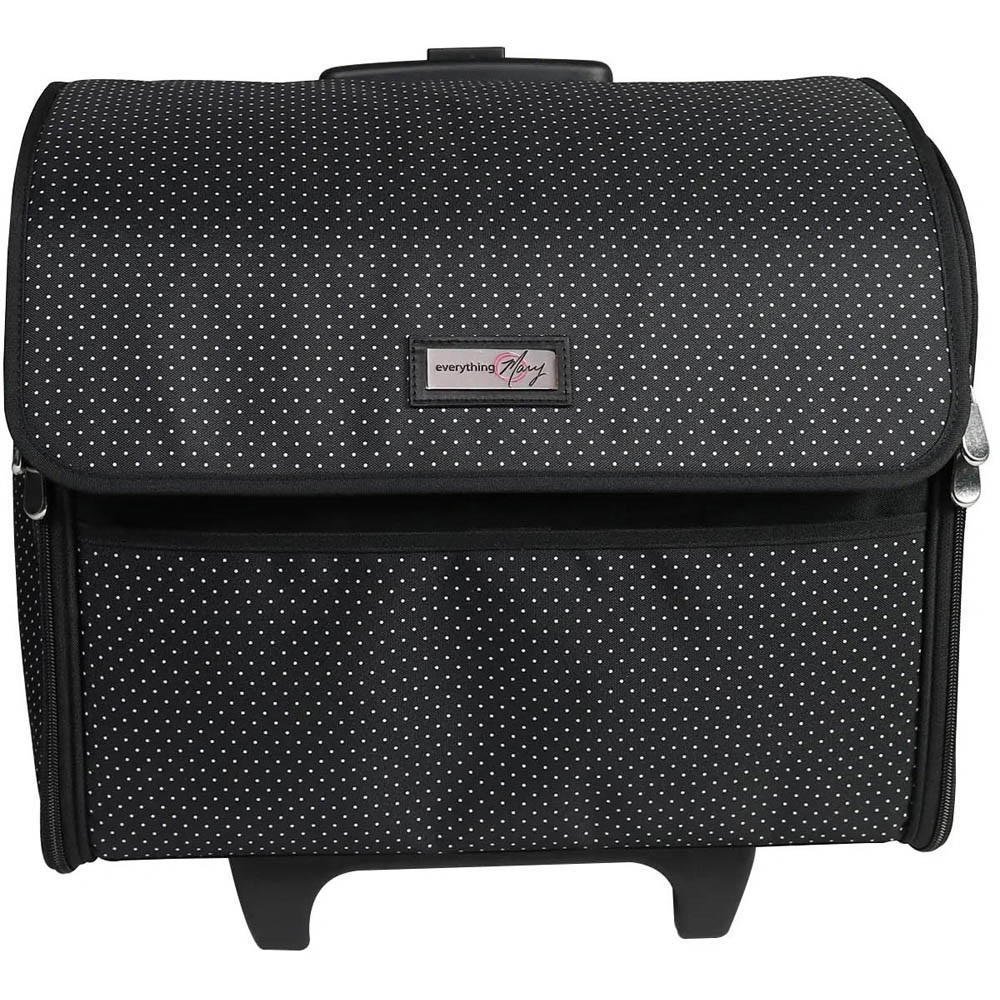 Everything Mary EVM12439-2 Black White Dot Sewing Machine Trolley Bag 42 x 24 x 34cm Image 2