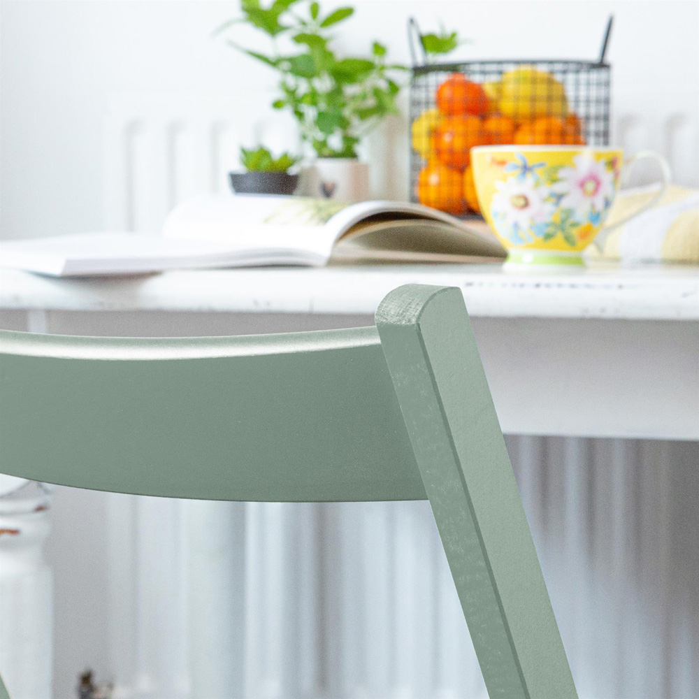 Harbour Housewares Sage Green Beech Wood Foldable Chair Image 4