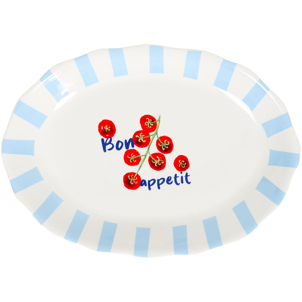 Alfresco Wavy Oval Platter Image 2
