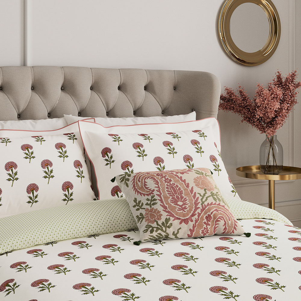 V&A Regal Marigold Single Rose Duvet Set Image 4