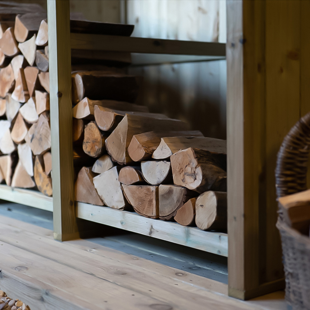 The Garden Village Billington 5 x 3ft Small Log Shed Image 4