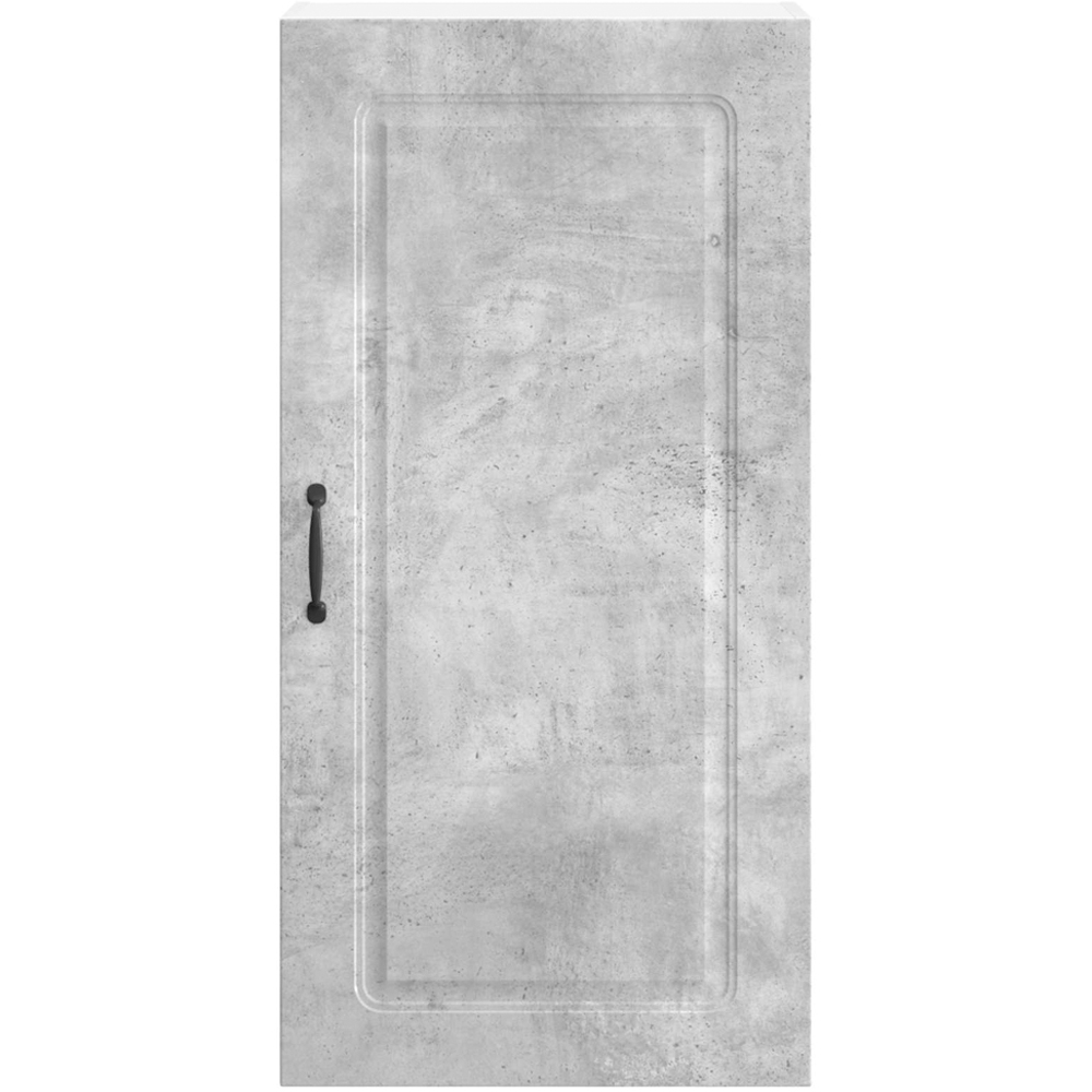 vidaXL Single Door Concrete Grey Kitchen Wall Cabinet Image 4