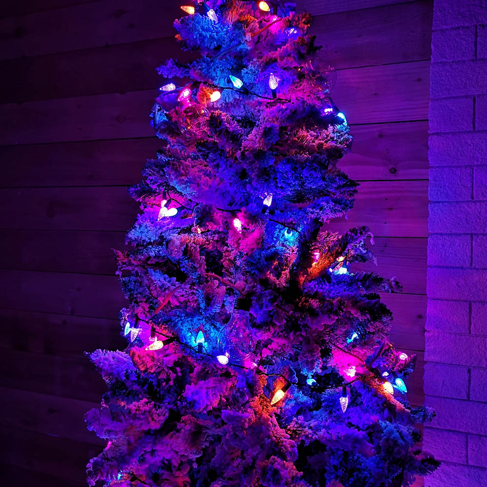 Samuel Alexander 150 Rainbow LED Pine Cone Christmas Light 7.5m Image 4