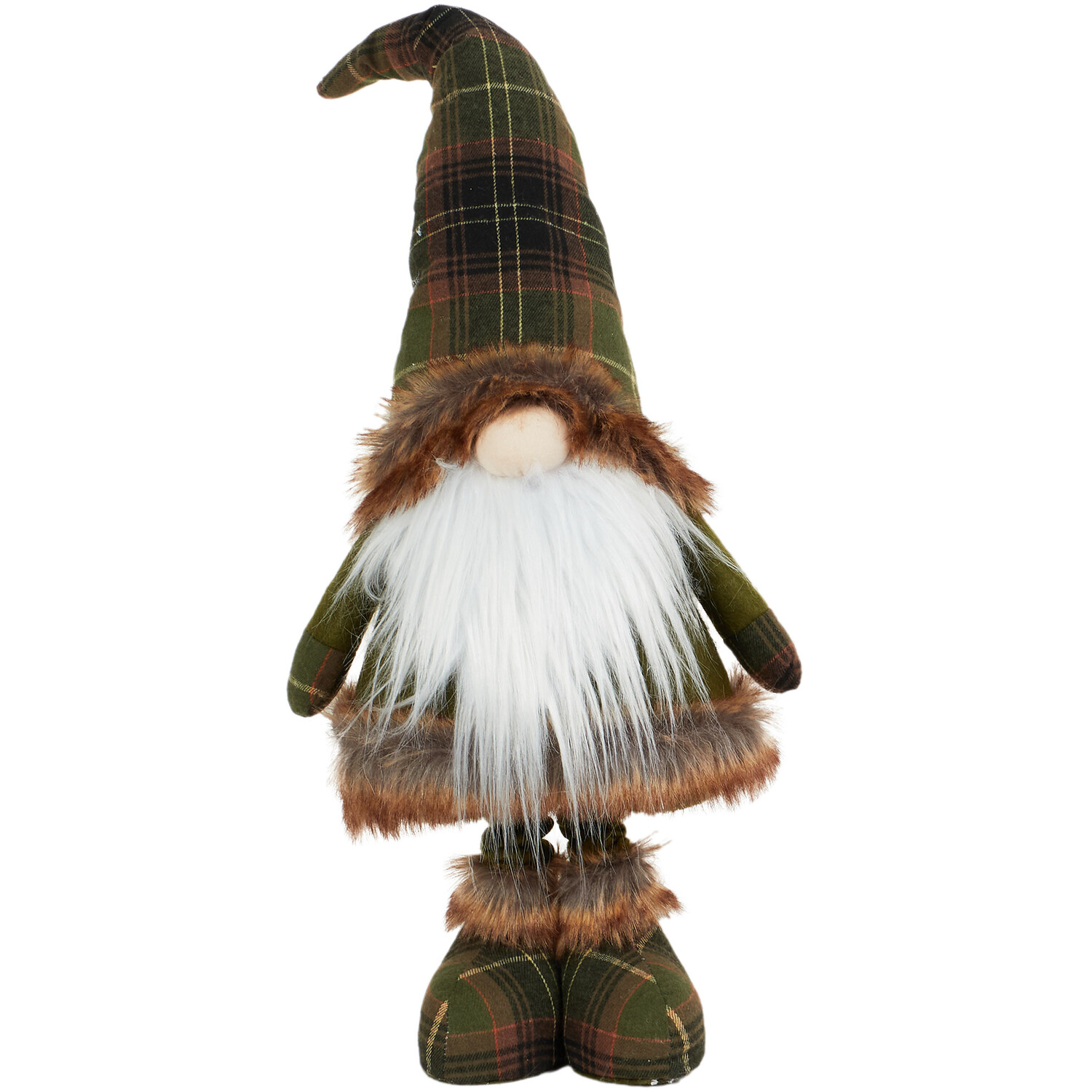 Extendable Tartan Gonk Green  - Green Image 1