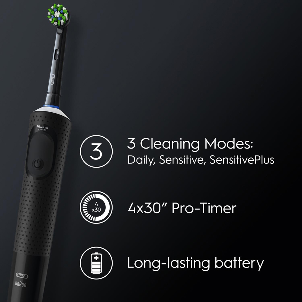 Oral-B Vitality Pro Electric Rechargeable Toothbrush with 8 3D White Refill Head Image 5