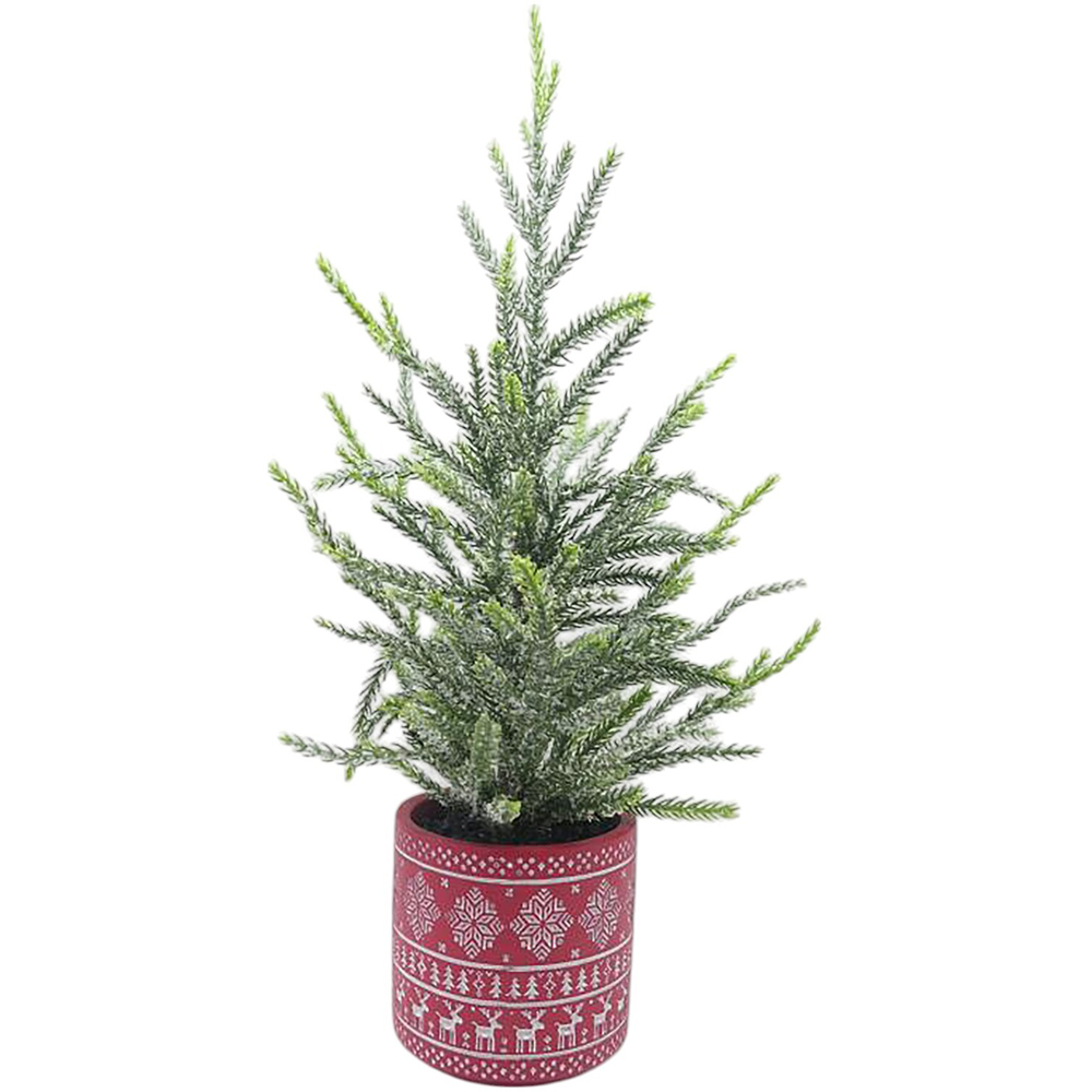Pattern Potted Tree - Red or Grey Image 3