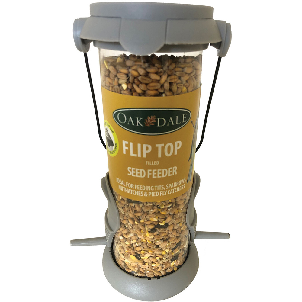 Oakdale Flip Top Filled Seed Feeder Image
