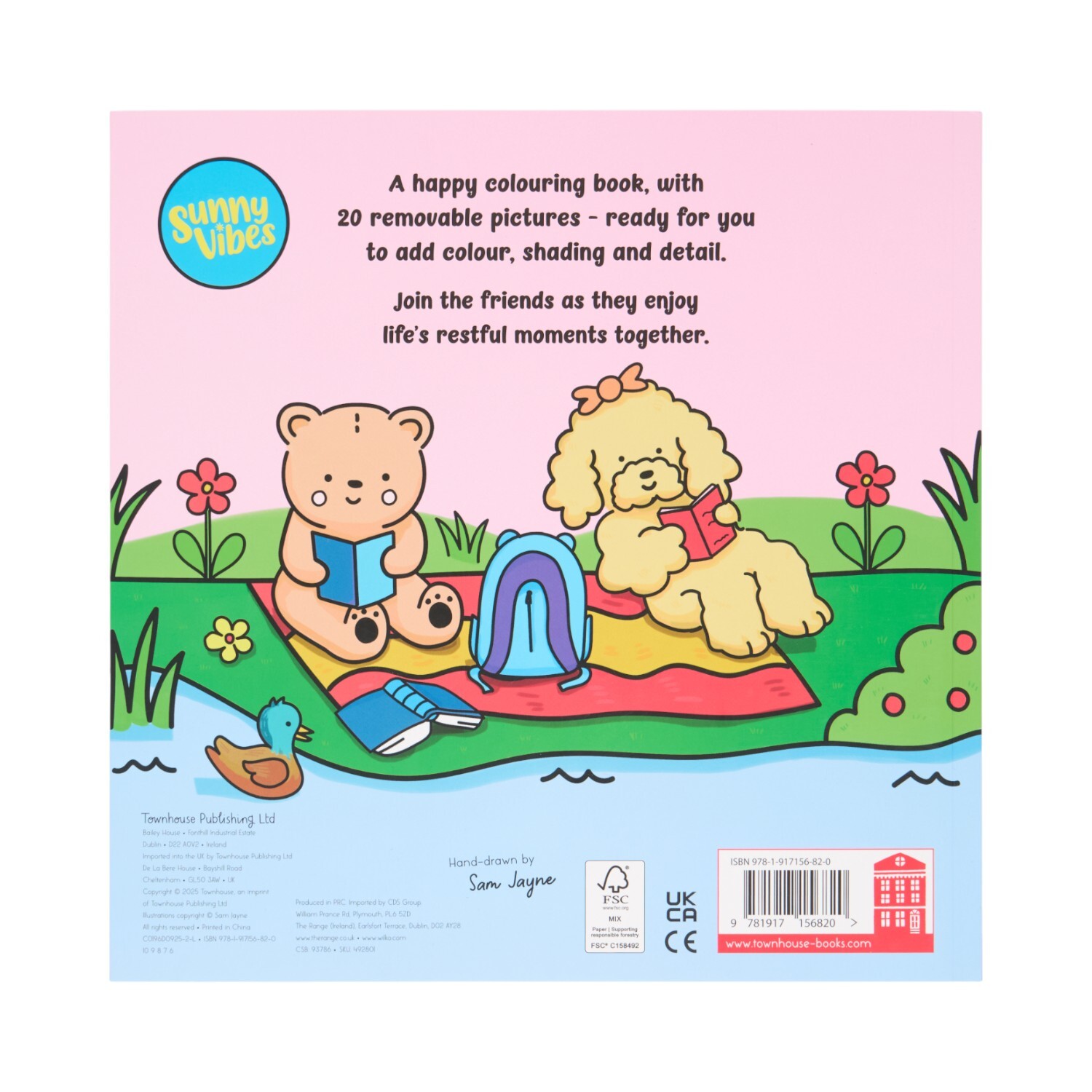 Rest and Relax or Love and Hugs Colouring Book Image 5