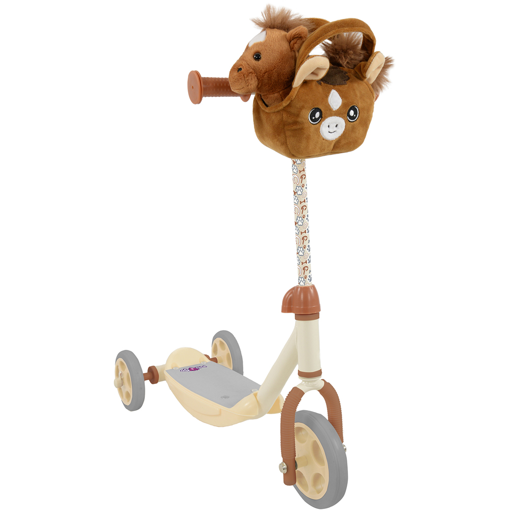MoVe Pets 2 Go Tri Scooter with Plush Pony and Bag Image 1