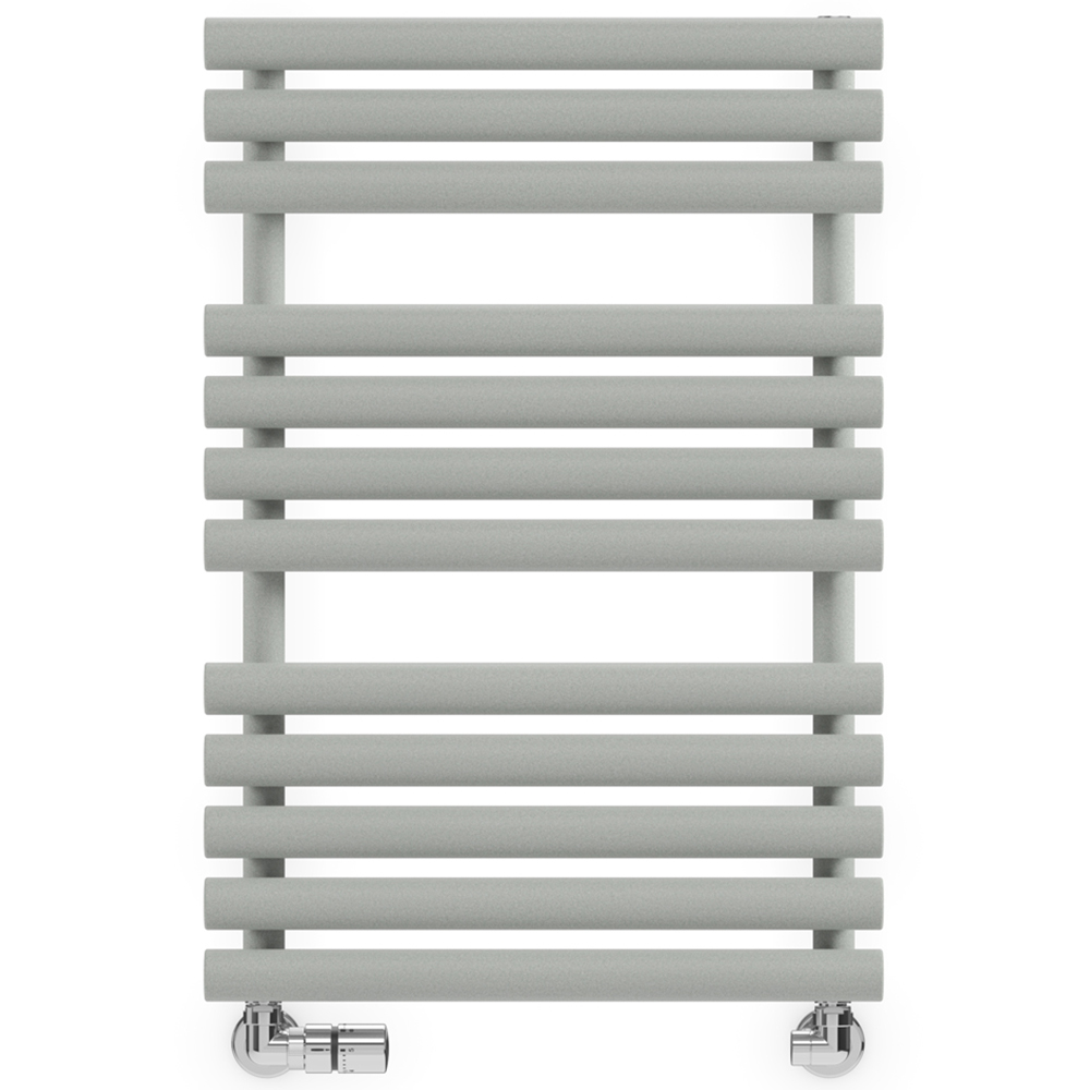 Terma Rolo Towel 1592BTU Salt n Pepper Heated Towel Rail 755 x 520mm Image 3
