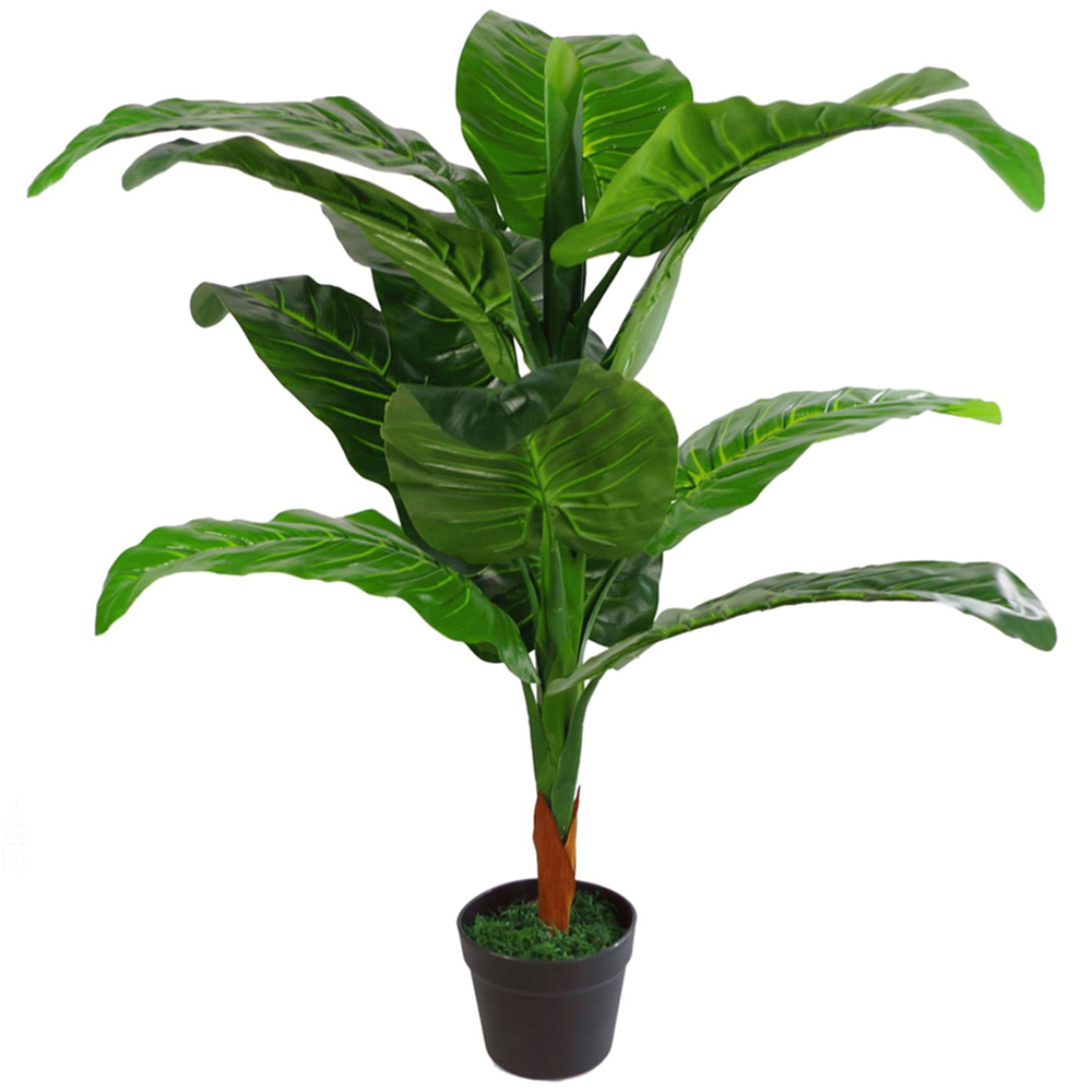 Leaf Colocasia Tropical Artificial Plant in Pot 105cm Image 3