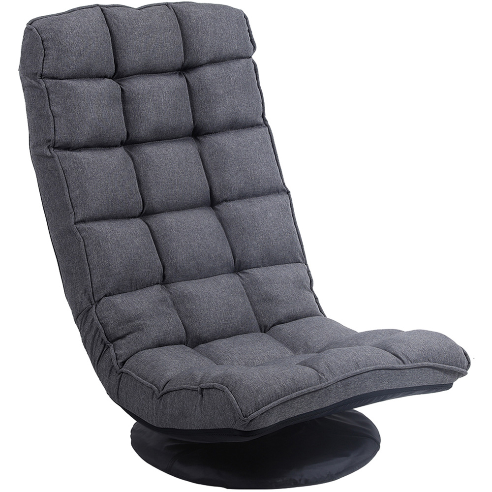 Furniture One Grey Adjustable Backrest Floor Chair Image 2