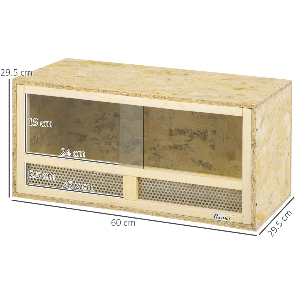 PawHut Reptile Vivarium 29.5 x 29.5 x 60cm Image 7