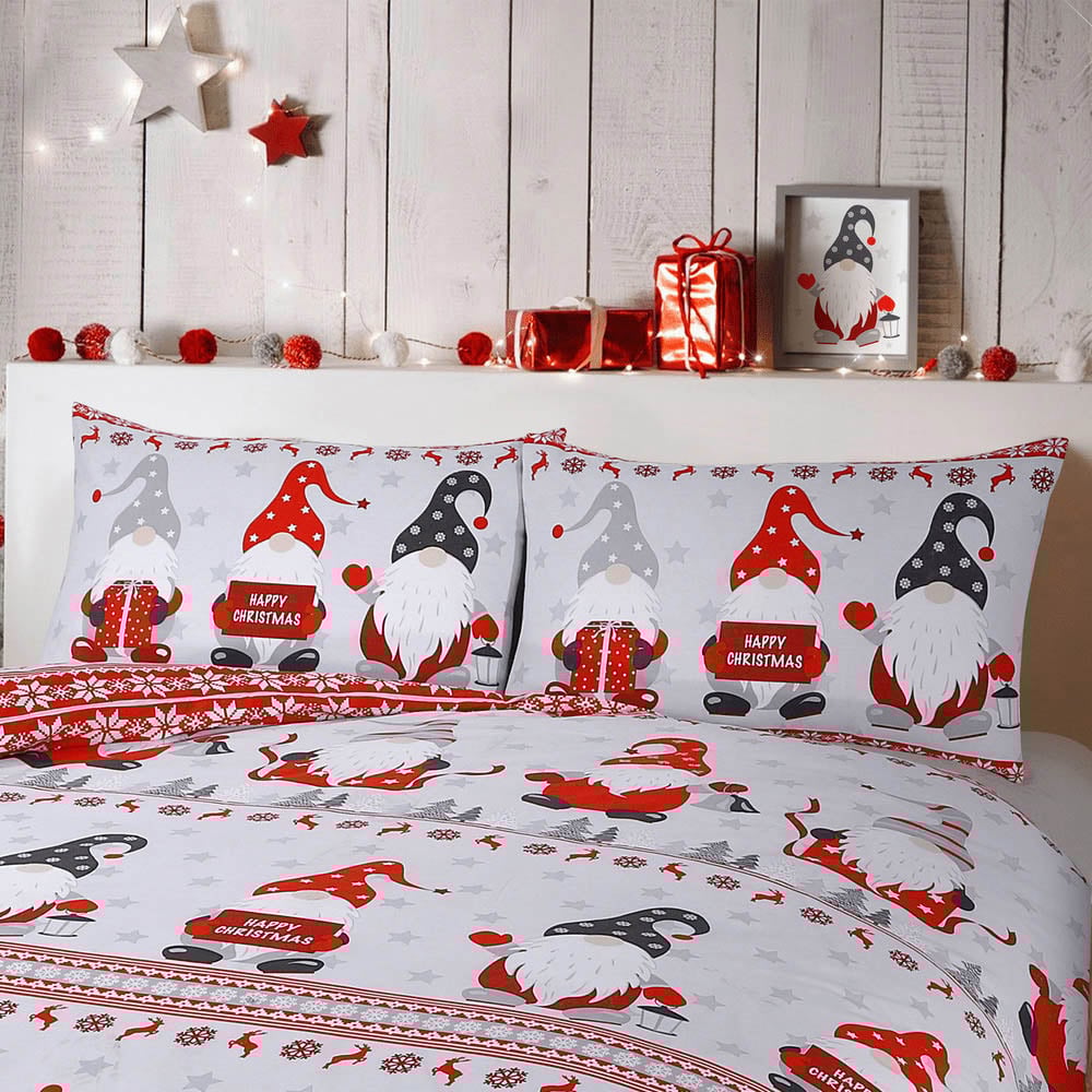 Velosso Single Xmas Gonks Duvet Set Image 2
