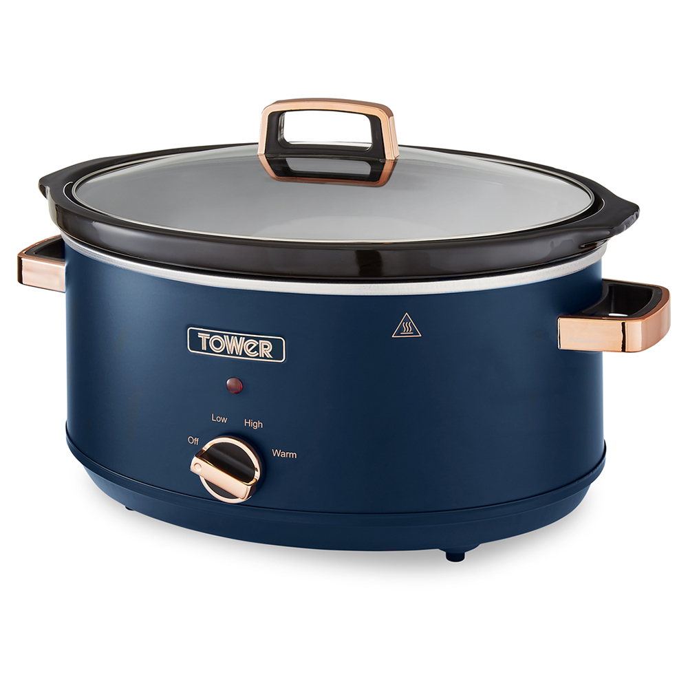 Tower Cavaletto Blue 6.5L Slow Cooker Image 2