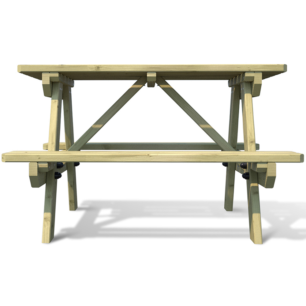 Soulet Kids 4 Seater Wooden Picnic Table Image 3