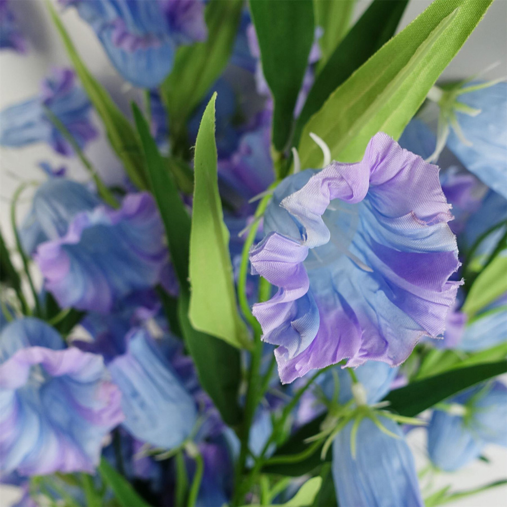 Leaf Blue Trumpet Artificial Stem 100cm 6 Pack Image 5