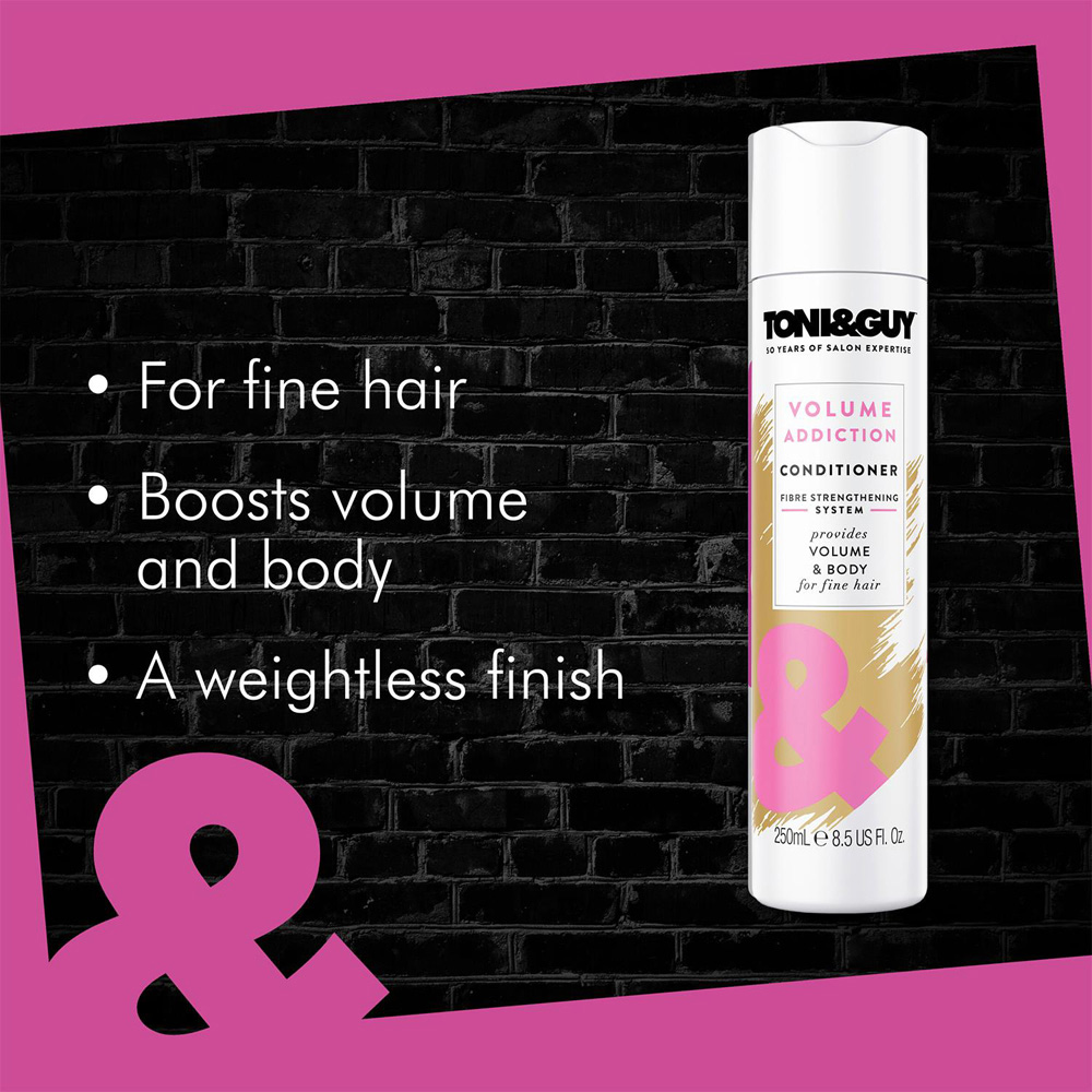 Toni & Guy Volume Addiction Conditioner 250ml 3 Pack Image 4