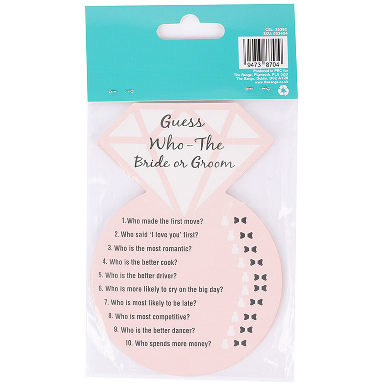 Pack of 8 Hen Party Card Game Image 2