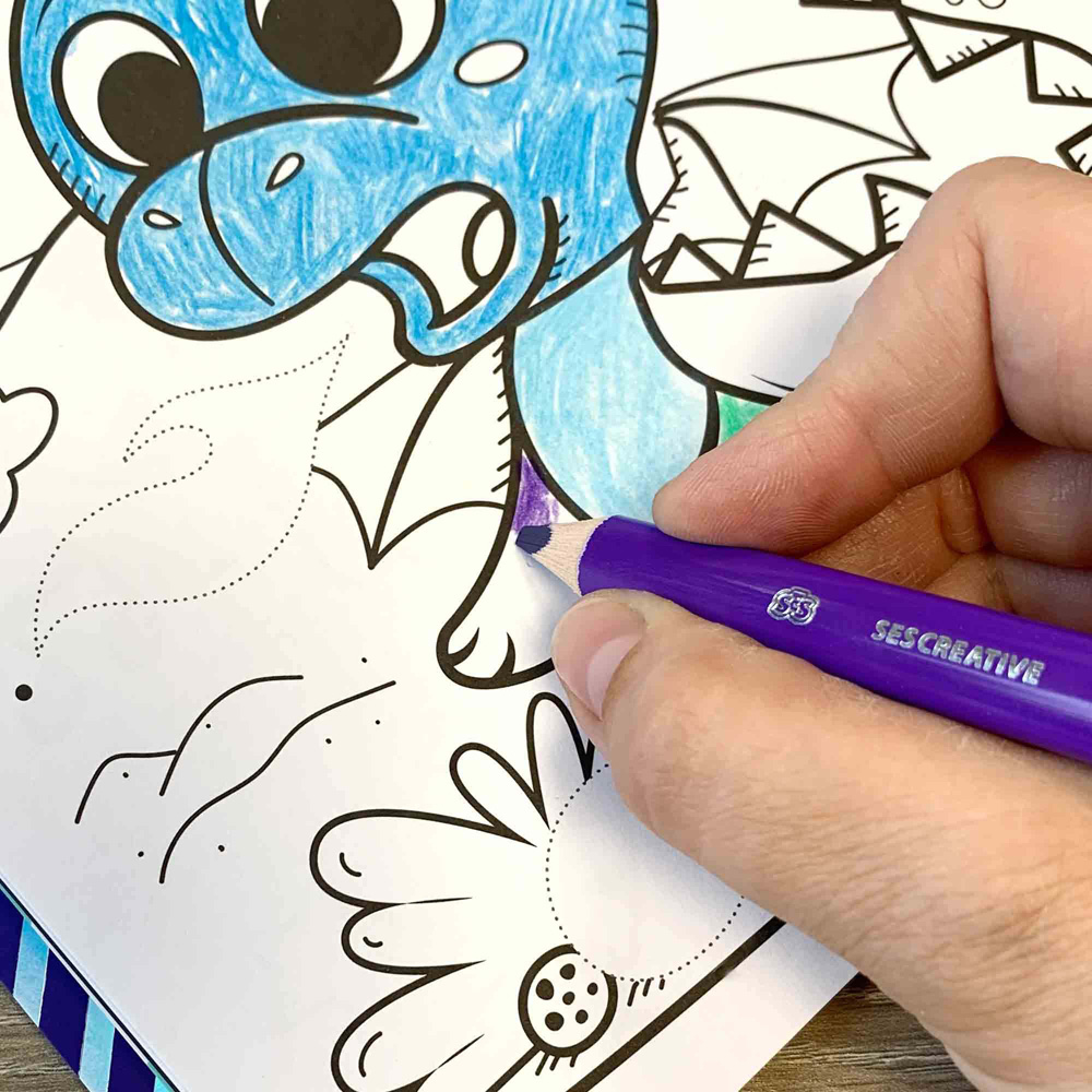 SES Creative Metallic Activity Colouring Book Image 3