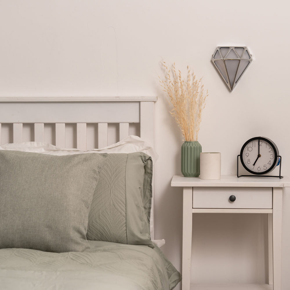 ValueLight Diamond Chrome LED Bathroom Outdoor Wall Light Image 6