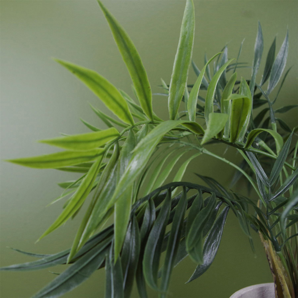 Leaf Mini Tropical Palm Artificial Plant in Decorative Planter 40cm Image 4