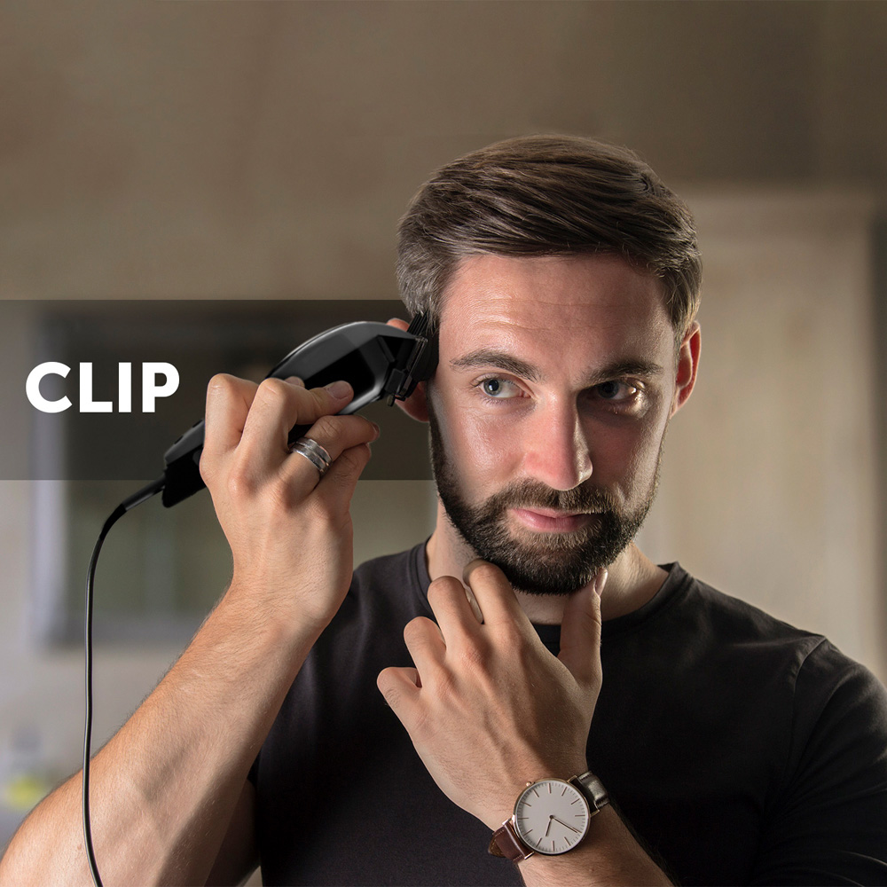 Wahl Close Cut Mains Powered Hair Clipper with Close Attachment Combs Image 5