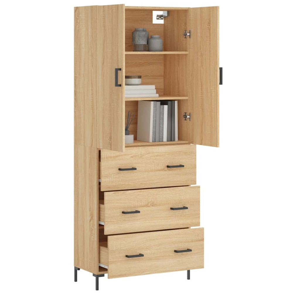 vidaXL 2 Door 3 Drawer Sonoma Oak Image 3