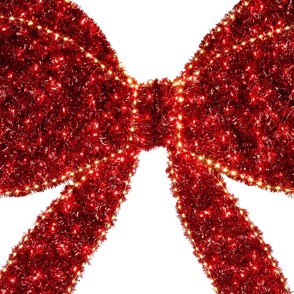 1160 LED Christmas Bow Decoration Image 5