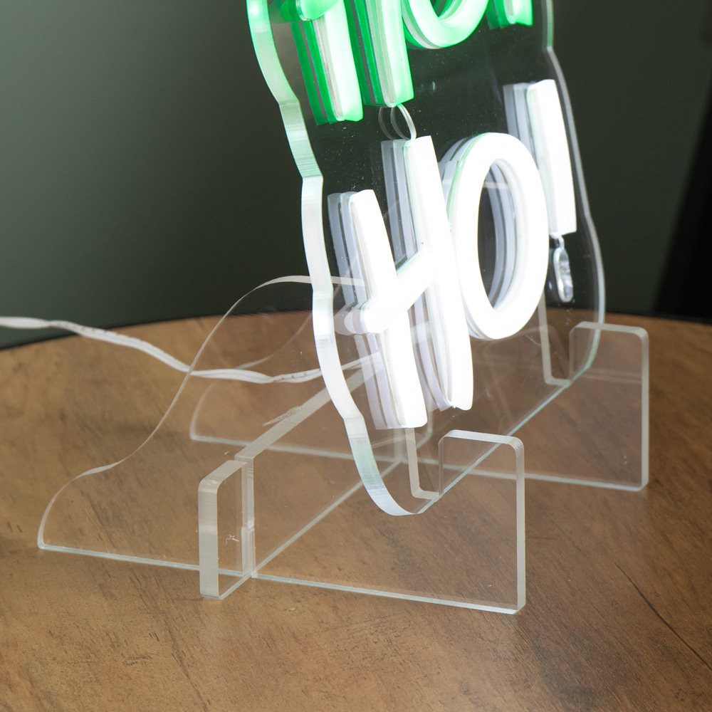 Samuel Alexander Light-Up Hanging or Freestanding Christmas Ho Ho Ho Neon Sign 29cm Image 7