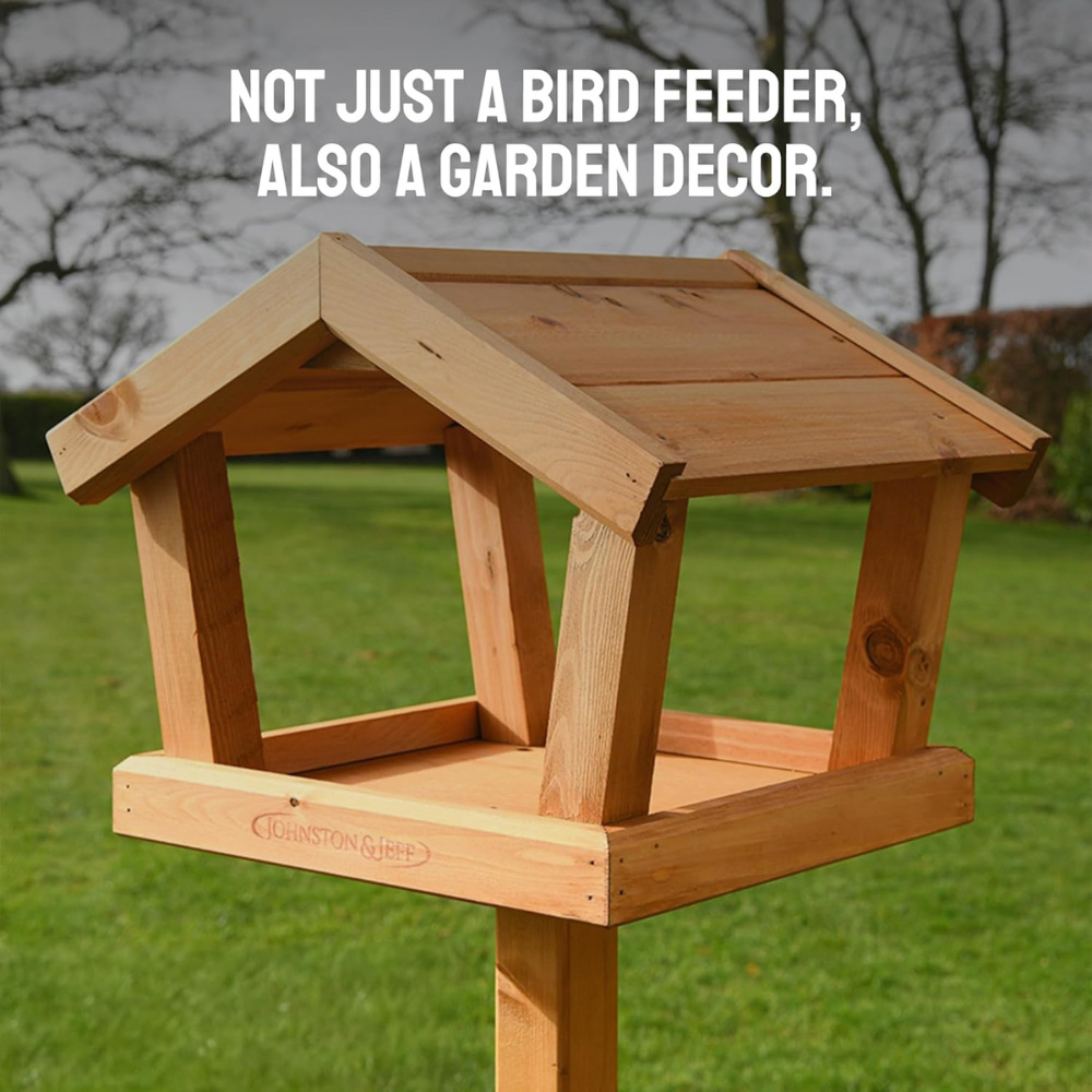 Happy Beaks Pembridge Wooden Bird Table Image 3