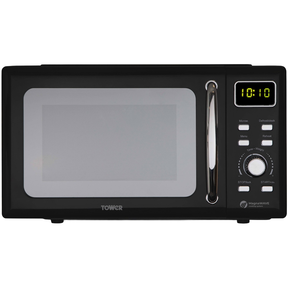 Tower T24041BLK Black 20L Digital Microwave Image 1