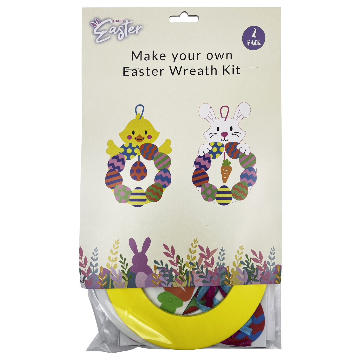 DIY Easter Wreath Kit - Multicolour Image 1