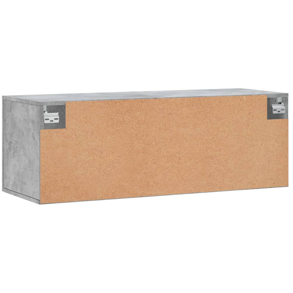 vidaXL 2 Door Concrete Grey Wall Cabinet Image 8