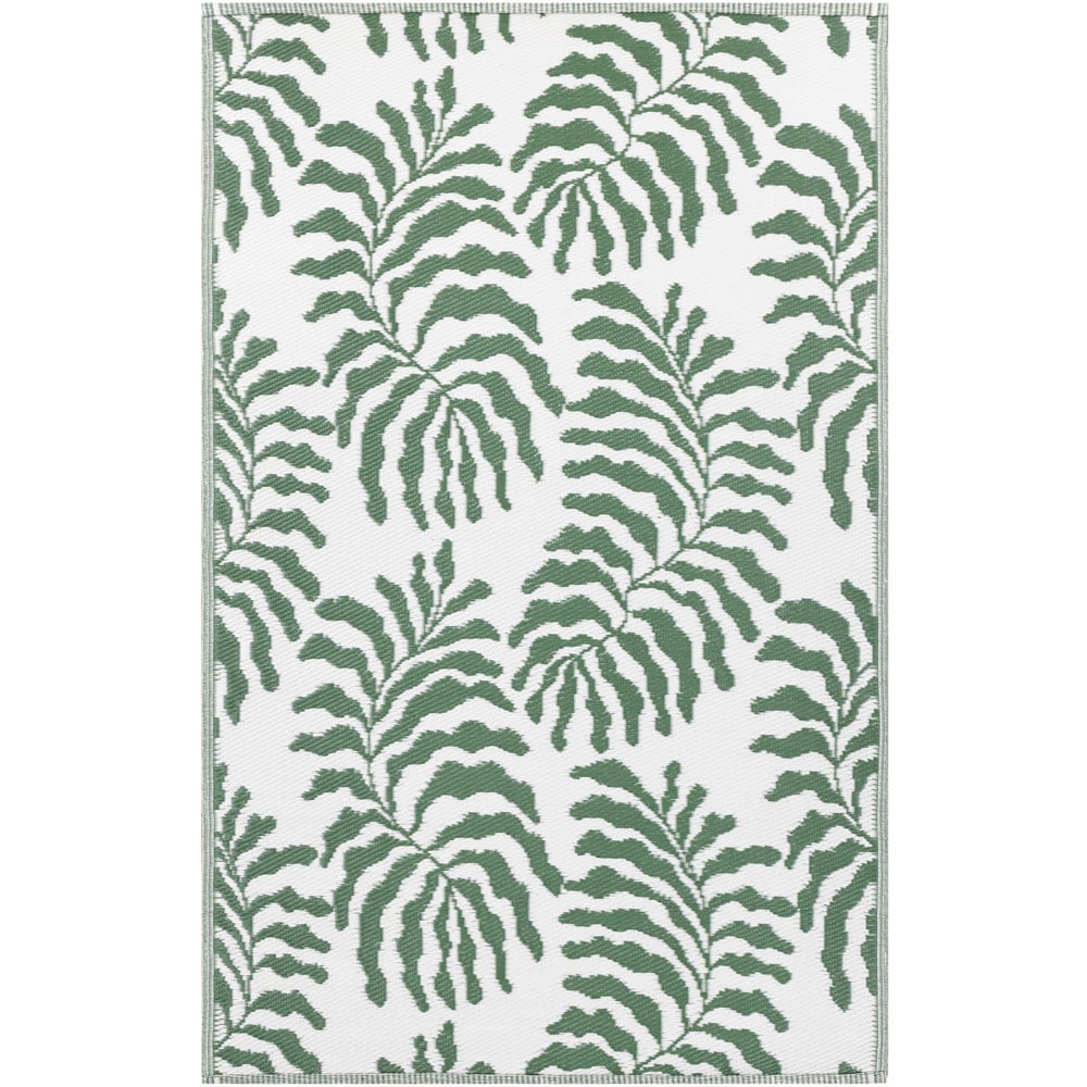 furn. Tocorico Green Recycled Outdoor Rug 120 x 120cm Image 3