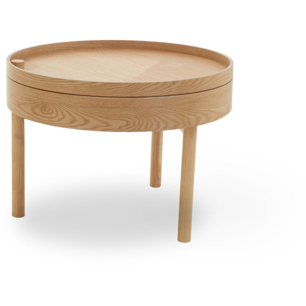 Premier Housewares Viborg Revolving Top Side Table Image 2